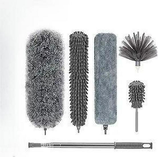 Flexible Electrostatic Chenille Duster with Bendable Brush