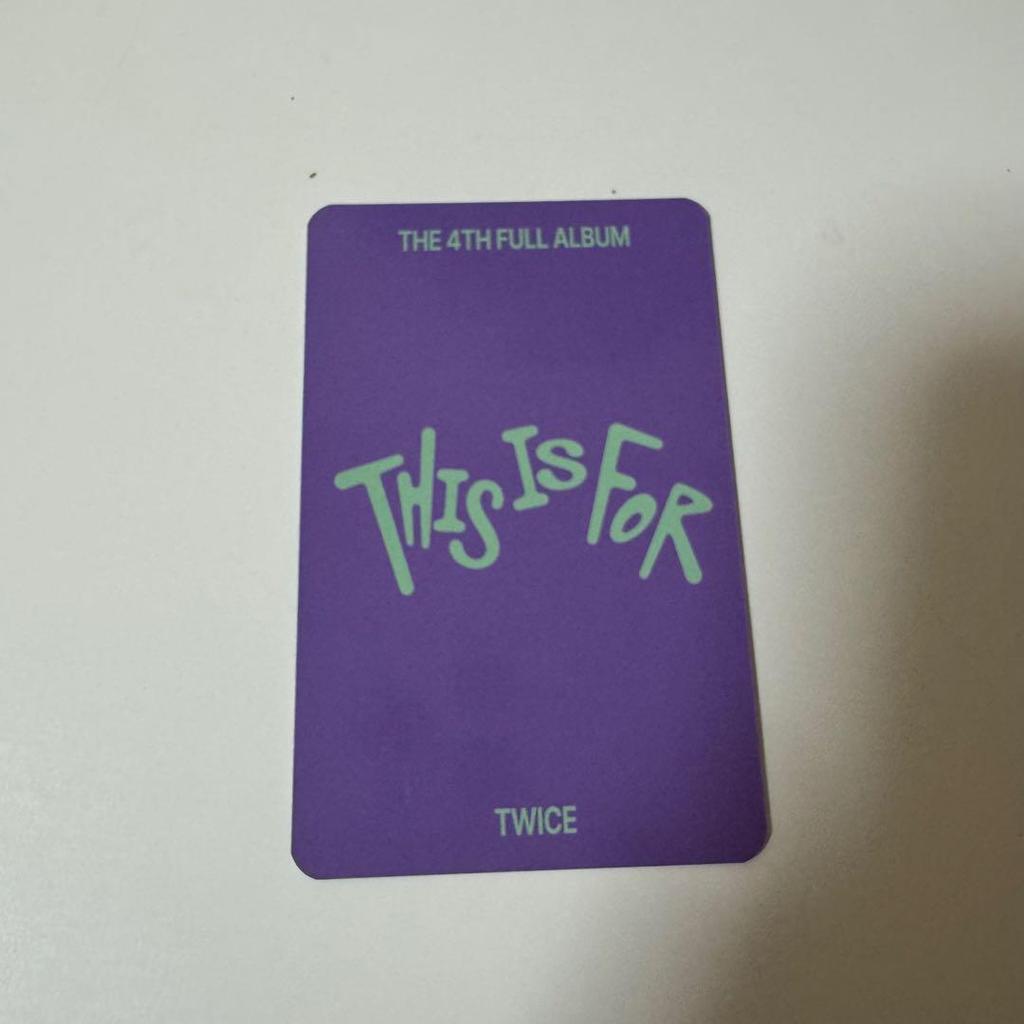 [USED] Twice this is for Chaeyoung trading card