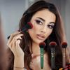 2 In 1 Electric Foundation Brush Vibration Makeup Brush Multi-Function Soft Fluffy Portable Rechargeable Detail Makeup Tools