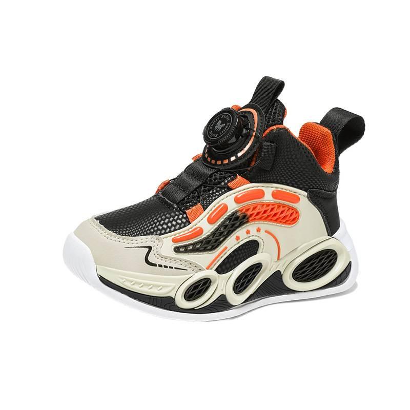 Boys' sports shoes Boys' shoes 2025 new running leather basketball shoes breathable medium and large children's boys non-slip