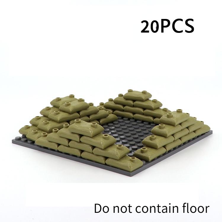 Small Particle Building Block Scale Model War Toy Equipment Rack Scale Model Rifle Assembling Military  Compatible with  Building Block Set