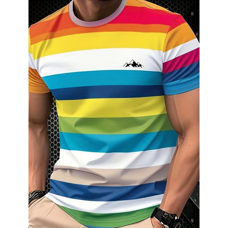 Men s summer casual short sleeved T-shirt 2XS