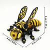 Unique 3D Printed Insect Model Yellow Bee Children's Toys Interesting Animal Ornaments Gifts Desktop Decorations