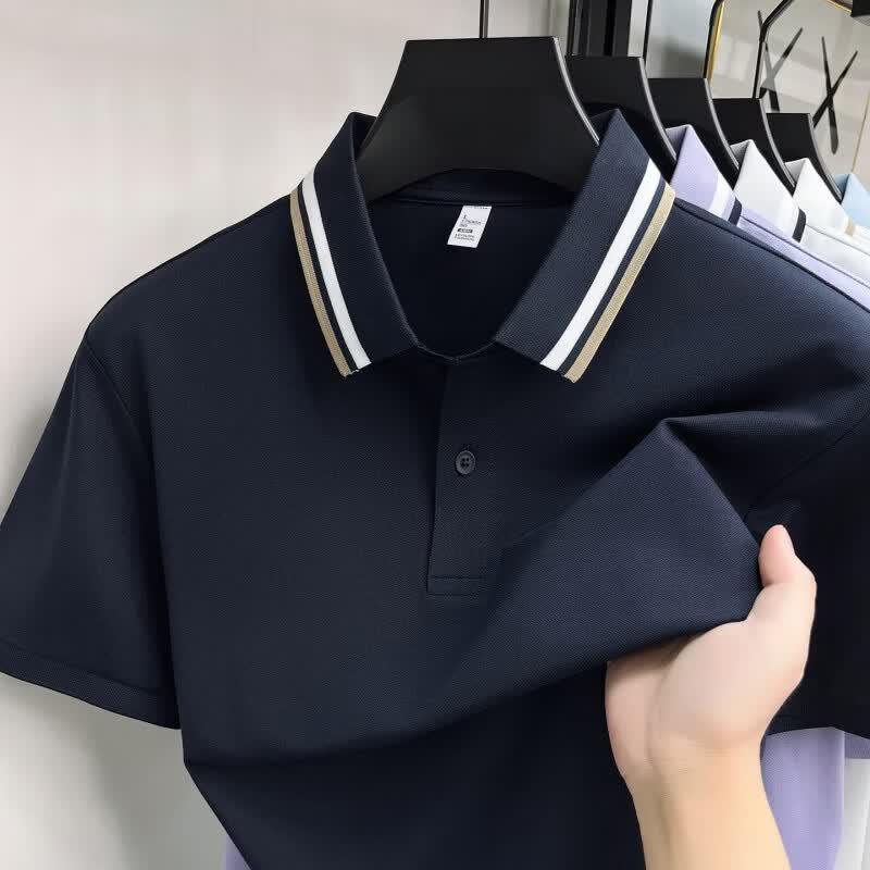 JEEP SPIRIT Men s Cooling Antibacterial Tencel Blend Polo Shirt 56 темно-синий