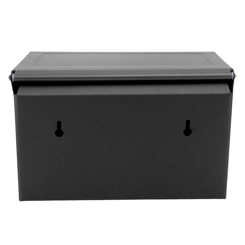 Wall Toilet Paper Box Cover Waterproof Large Capacity Space Aluminum Toilet Tissue Box Dispenser for Bathroom