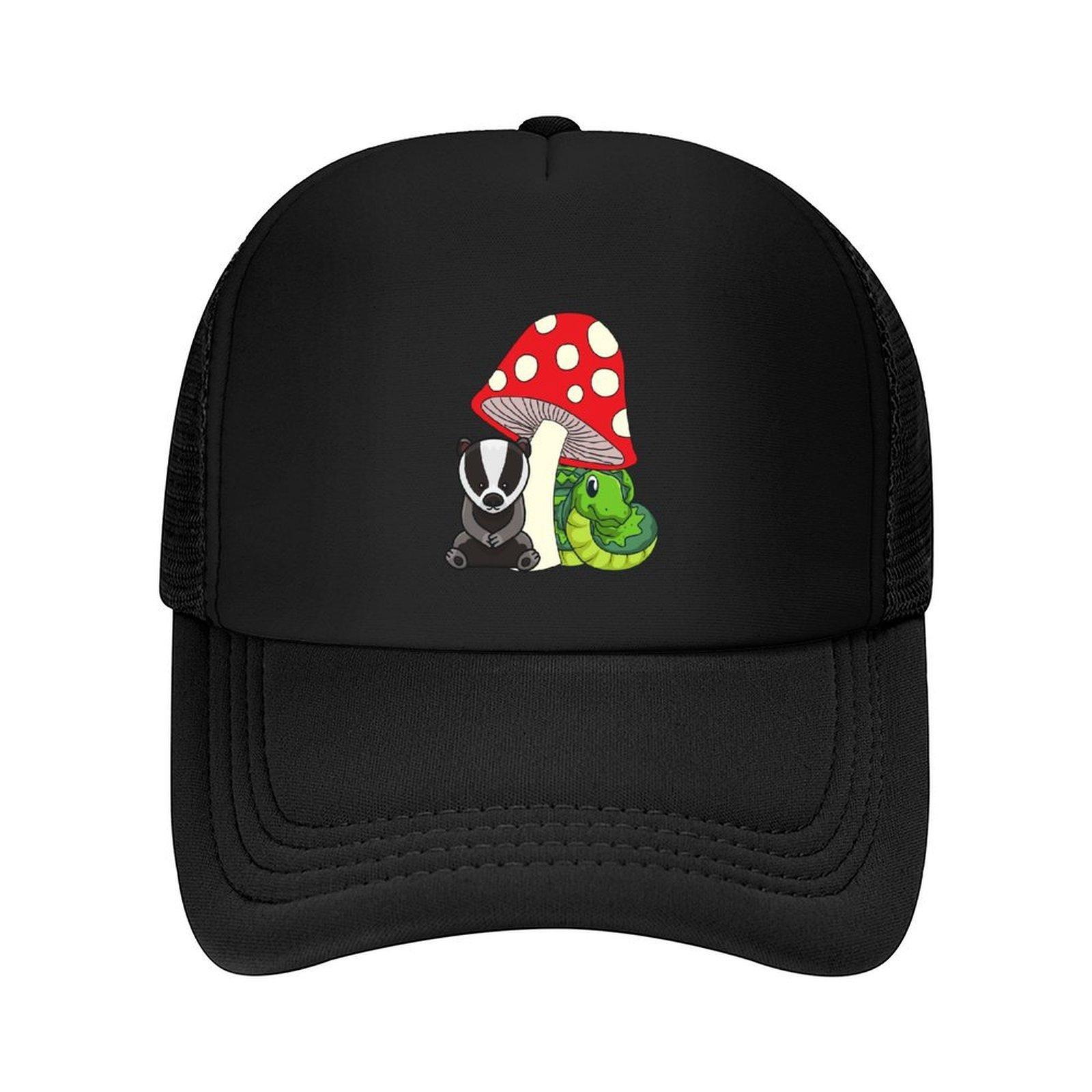 

Милый Барсук Гриб Змея Бейсболка Шляпа для пенной вечеринки Шляпа от солнца Одежда для гольфа пляжная шляпа Мужская Бейсболка Женская