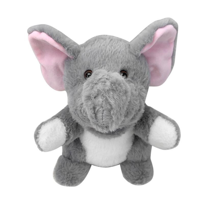 Jungle Animal Hand Puppets Lion Tiger Deer Monkey Plush Toys For Kids