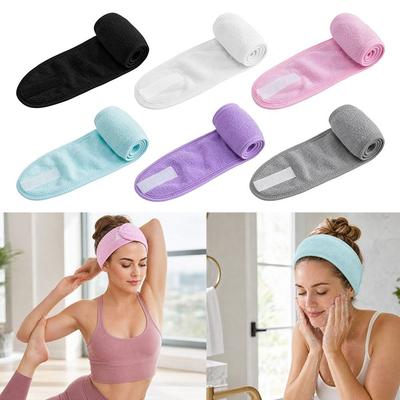 Non-slip Towel Headband Stretchable Head Wrap New Makeup Headband  Face Wash