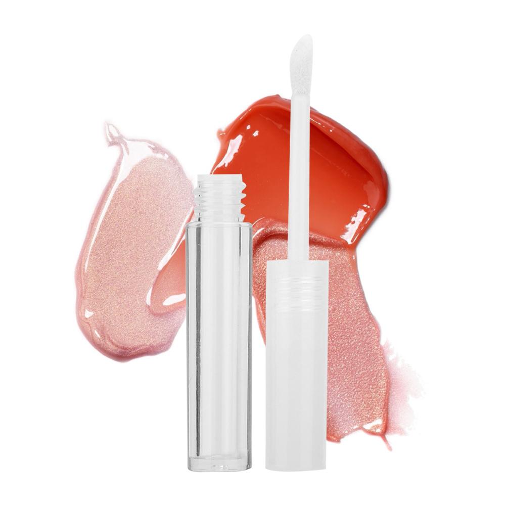 50pcs Refillable Lip Gloss Bottle DIY Empty Lip Oil Tube Container Makeup Tool (1.3ml pc)
