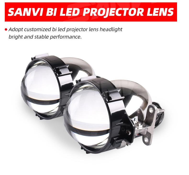 Tri-Beam 9-inch LED Bi-Beam Lens Headlight Assembly for Jeep Wrangler JL