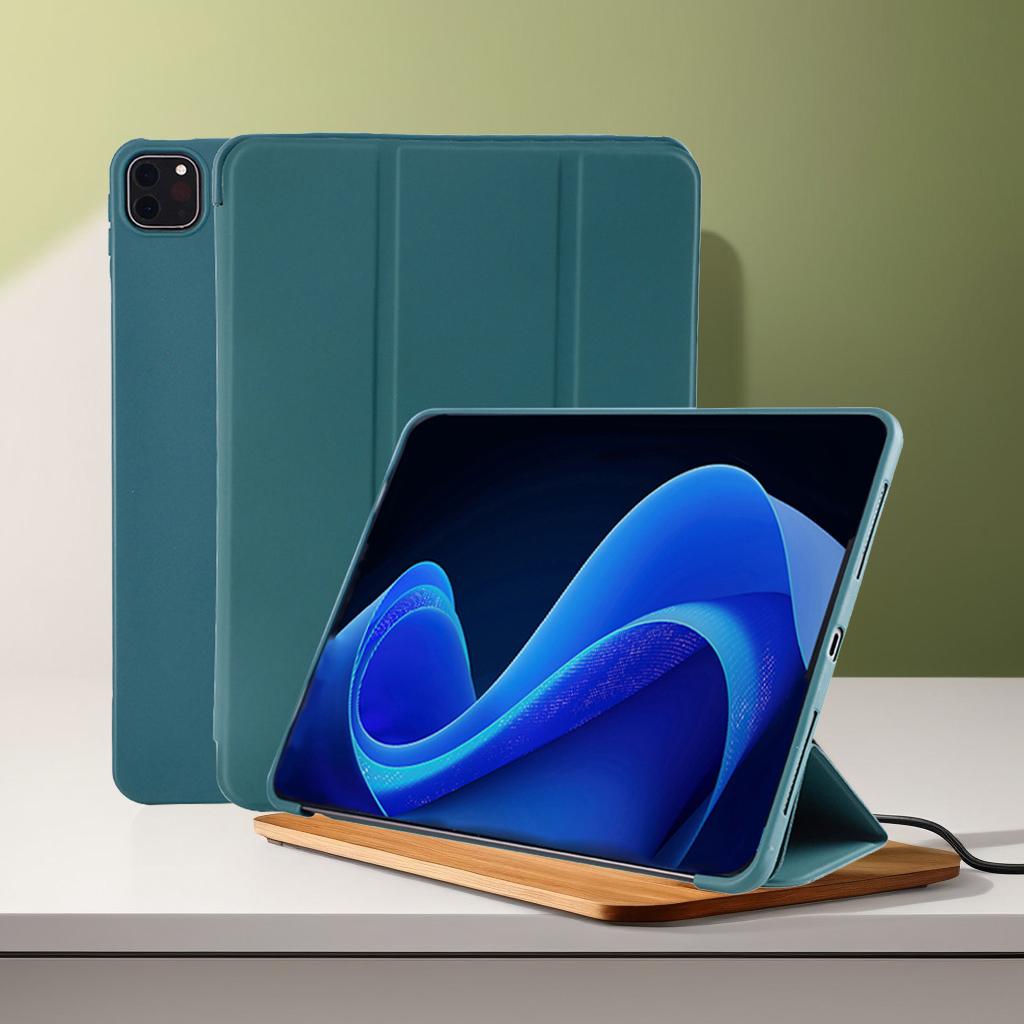 Pour iPad Pro 11 Pouces 4ème/3ème/2ème/1ère Génération (///) Housse intelligente à rabat magnétique Air 4/5/6/7 Étui souple en silicone iPad Pro 11 2018