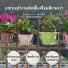 Iron Rack and Basin Adaptable Hanging Greenery Holder Minimalist Flowerpot Stand