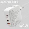 Qoltec 45W GaN Wall Charger | 5-20V | 1.5-3A | 1 x USB-C PD | 1 x USB QC 3.0 | White
