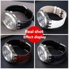 For Swatch SVGK403 SVGK407 SVGB400 SVGB402 SVGB408 Genuine Leather Watch Strap 22mm  Men's Bracelet Strap Accessories