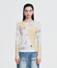 Kimjisu Elemental Motif Patchwork T-Shirt _ Yellow