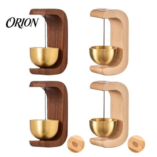 Metal Wind Chime Doorbell Entry Doorbell, Magnetic Hanging Bell, Solid Wood Chime, Crisp Door Frame Sound for Home Shop Studio Doors Decoration