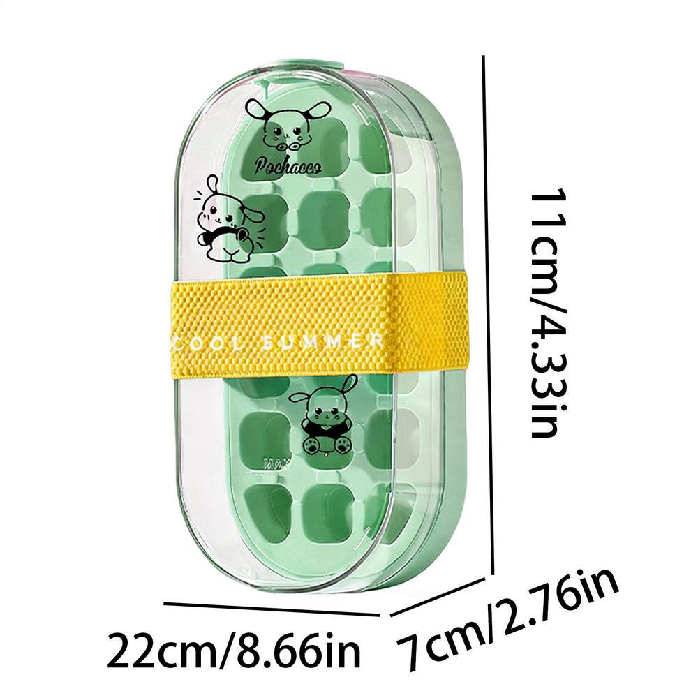 Ice Making Bottle Reusable 2-In-1 Bottle With Straw Press To Release Ice Tray For Home Kitchen Office Travel Outdoor Camping