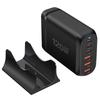 Multiple Port 3xUSB+3xType C Charging Station with 120W Output for Public Space and Travel Use
