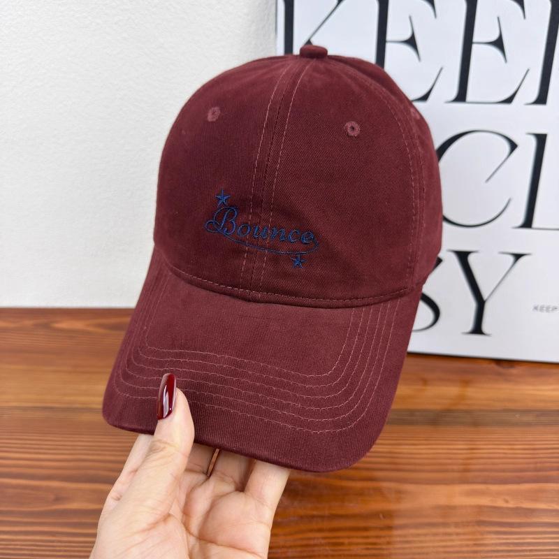 Baseball cap children increase head circumference wide brim cap spring and autumn tide brand letter embroidery showing face small hat men