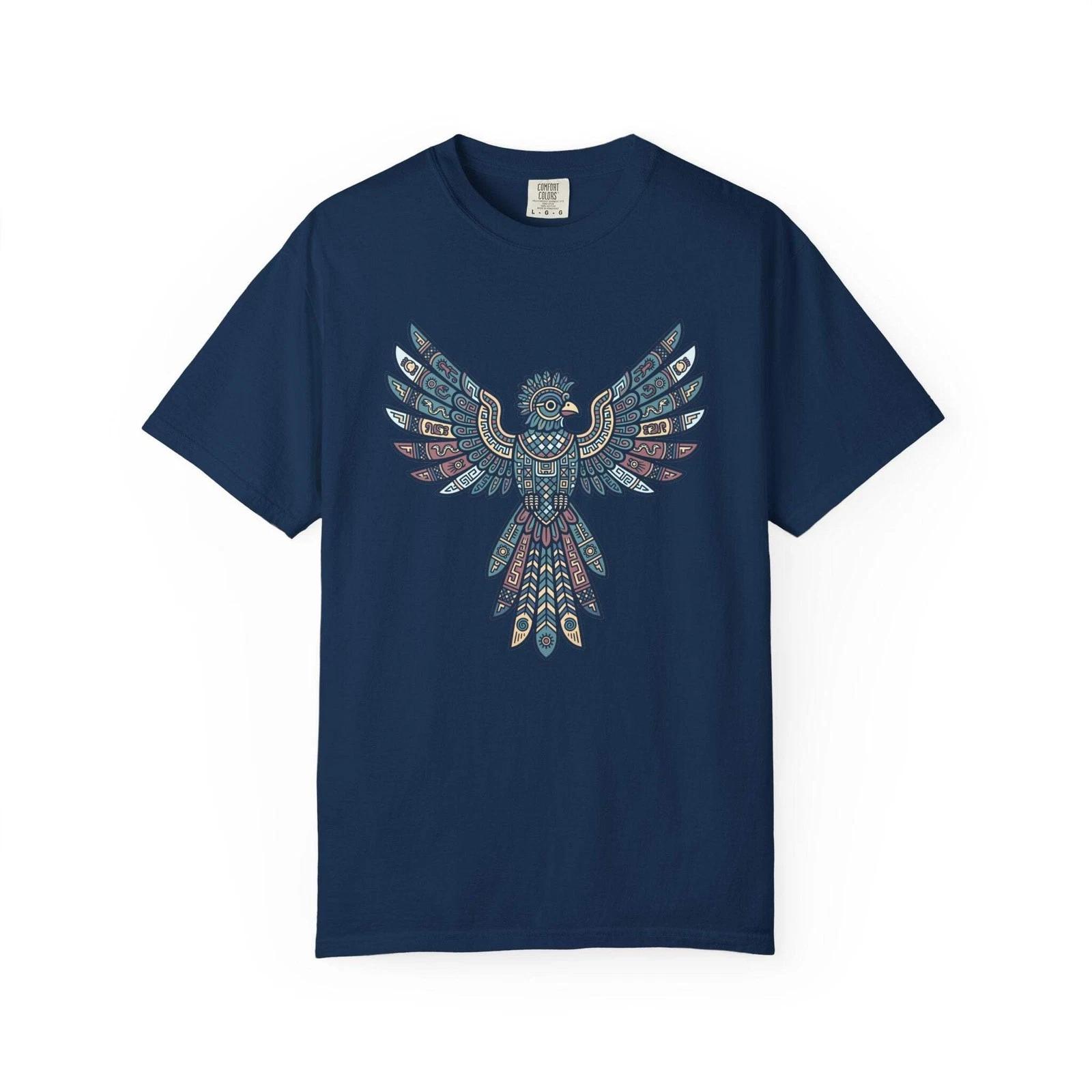 Mayan Aztec Geometric Tribal Eagle Spirit Animal T-Shirt | Comfort Colors XXXXL