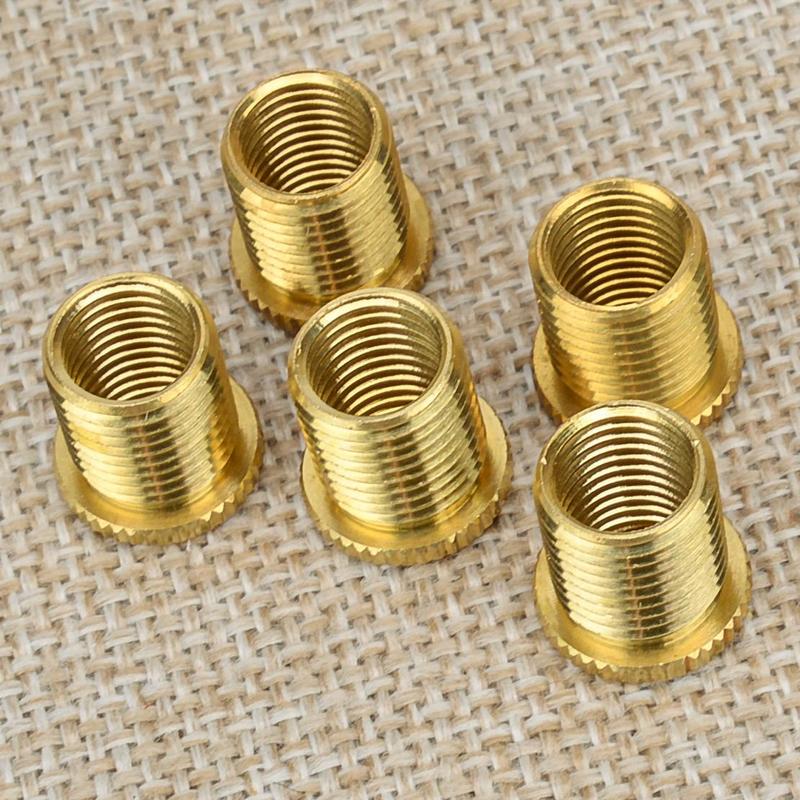 5Pcs M10x1.25 Aluminum Alloy Gear Knob Thread ert Nut Adapter