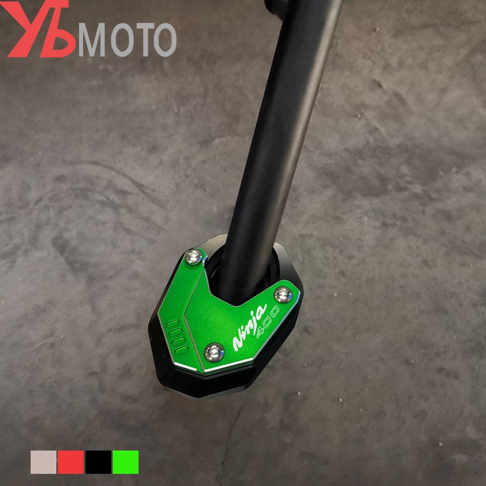 New For KAWASAKI NINJA 400 Ninja400 Z400 2018-  2022 Motorcycle CNC Foot Side Stand Extension Kickstand Enlarge
