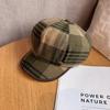 Retro College Style Octagonal Hat Breathable Beret Newsboy Cap For Wear Office