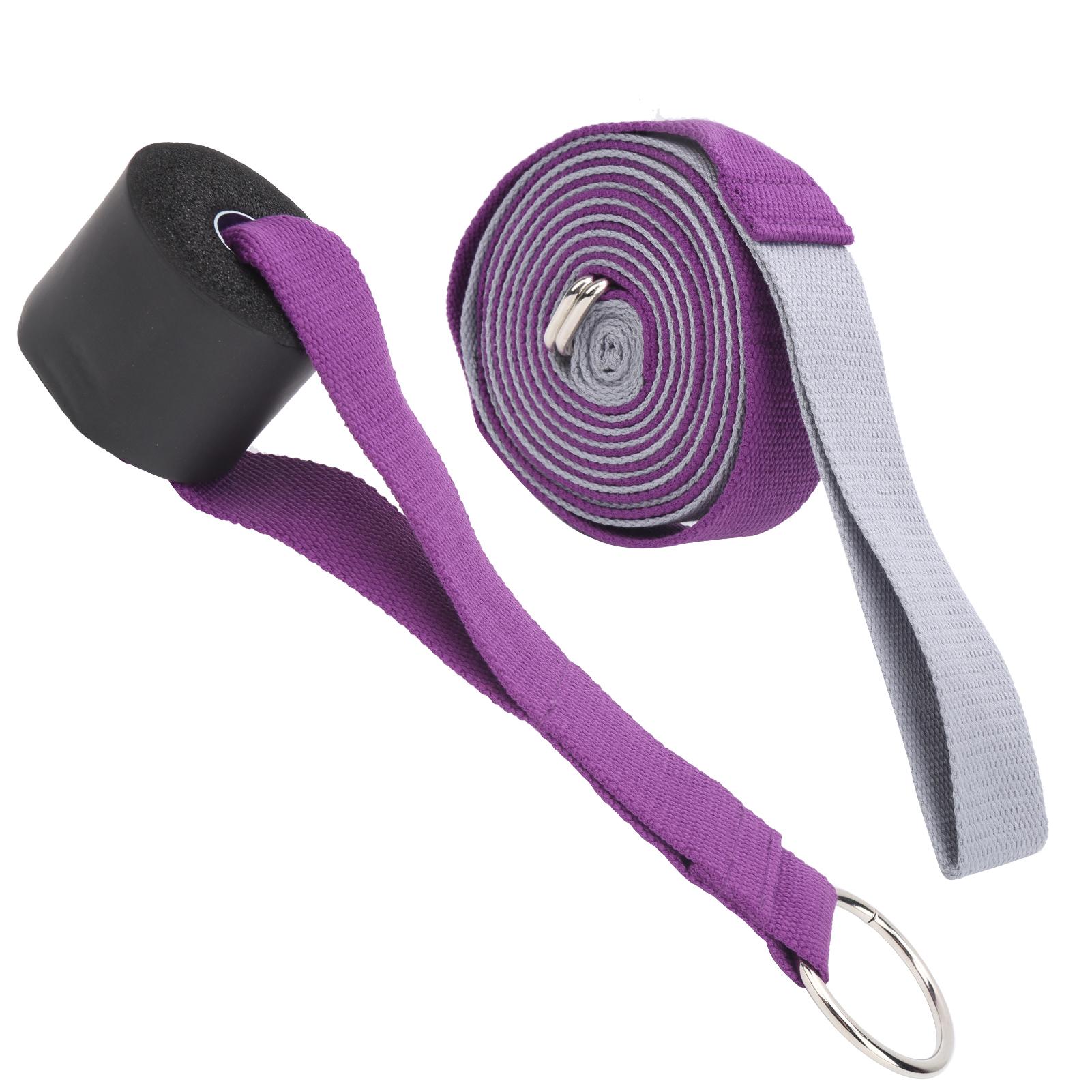 

Йога Пилатес Связки Ноги Растяжка Пояс Танец Тянуть Ремень Одно Слово Тренер для лошадей Серый Фиолетовый