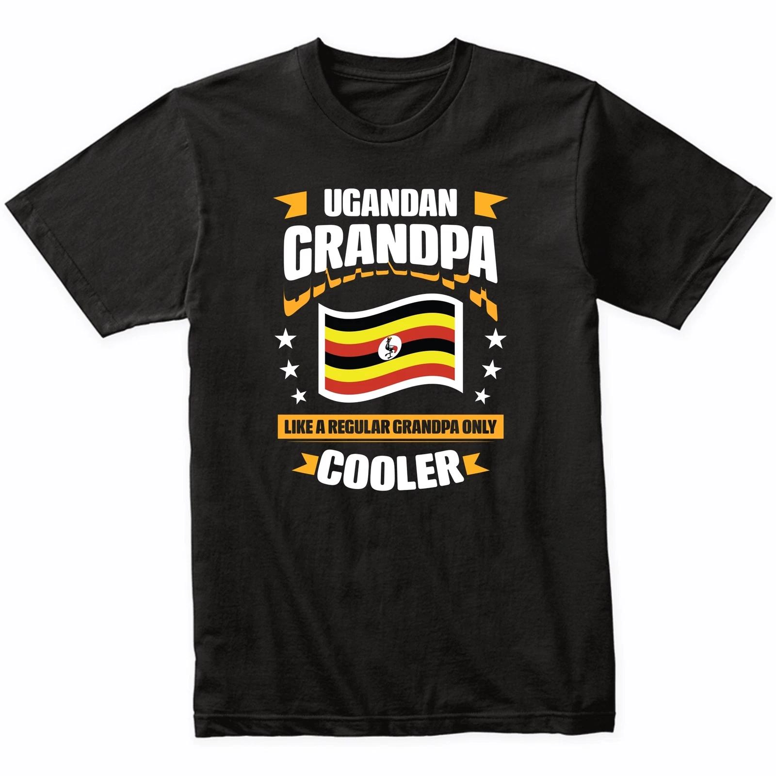 Ugandan Grandpa Like A Regular Grandpa Only Cooler Funny T-Shirt M