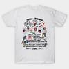 Men Black Print T-shirt Ending Story No-Cut Transfer Paper Print Cotton Tshirt