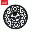 Chrysanthemum-Shaped Silicone Placemat - Round, Anti-Scald, Heat-Resistant Pad, Hollowed-Out, Thickened, Medium-Sized.