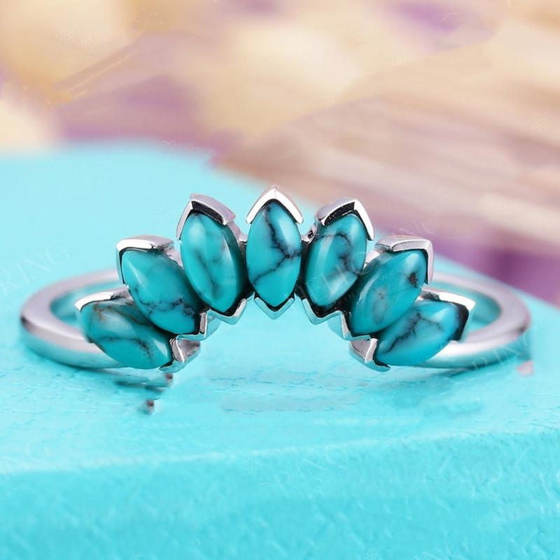 Elegant Silver Color Fashion Rings For Women Exquisite Water Drop Inlaid Zircon Stones Wedding Rings Set Engagement Jewelry