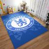 Blue Chelsea Football Club Carpet with Lion Logo Design Decor Rug Suitable for Use As an Anti-slip for Living Room Bedroom Sofas