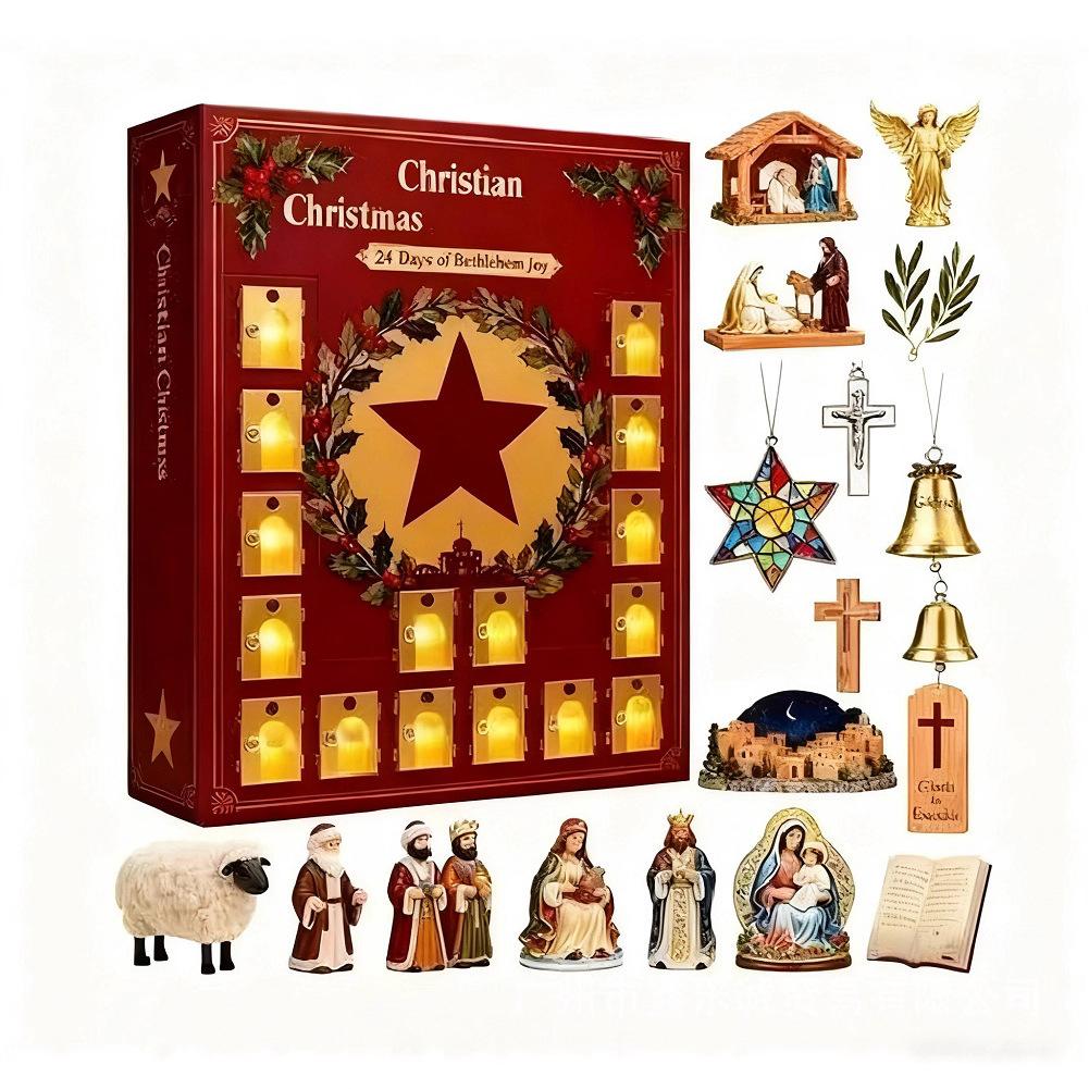 Arrival Calendar Includes 24 Christmas Decorations. Arrival Calendar Christmas Countdown