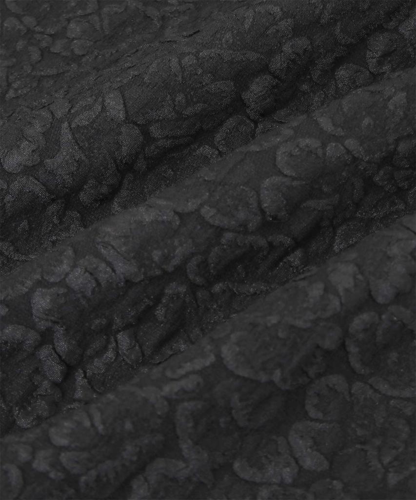 Bulge Jacquard Peplum Design Tops ADXP4075 S Ivory [Titty Bait] Women's