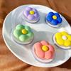 MagSafe Solid Color Frosted Phone Holder with Retractable Flower Design