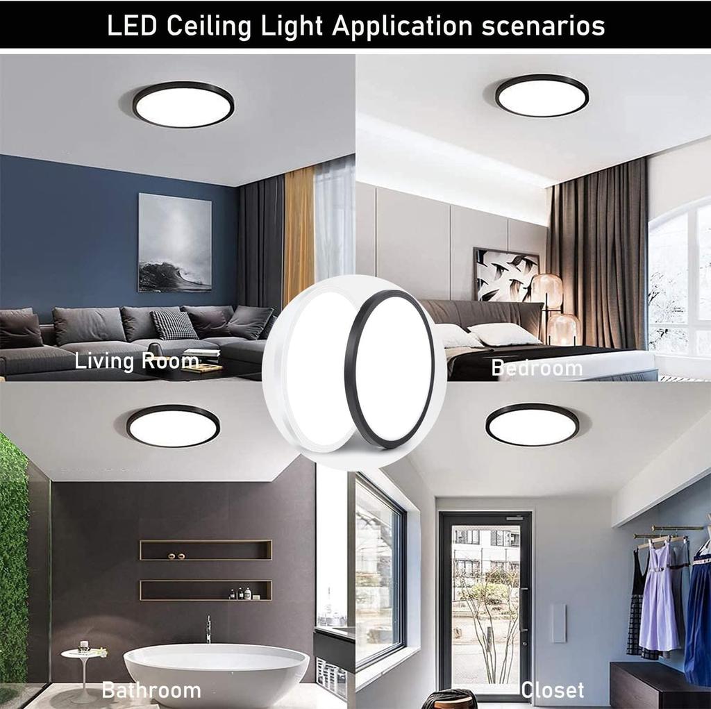 27cm 37cm Ultra Thin LED Ceiling Lamp 220V Indoor Lighting Room Decoration Ceilings Light for Kitchen Bedroom Corridor Bathroom