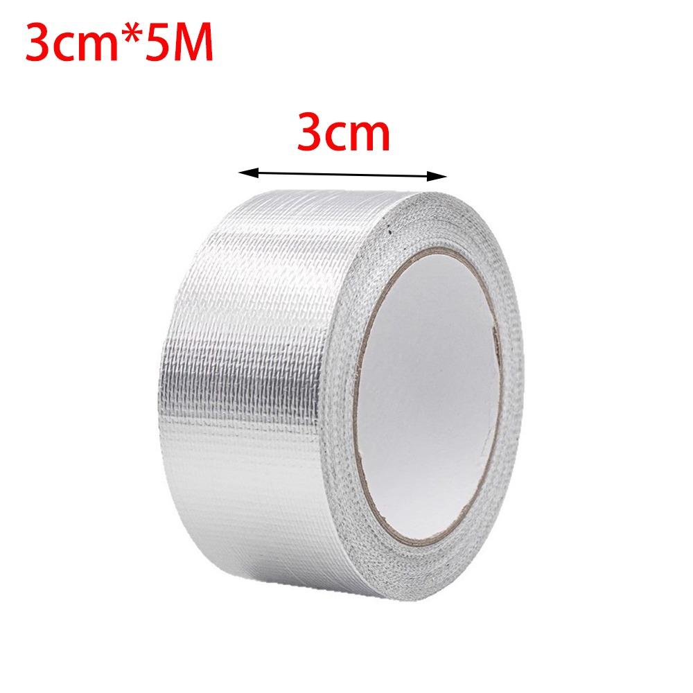 5/10Meters Air Conditioning Pipe Wrapping Tape Sun-proof Waterproof Fiberglass Aluminum Foil Tapes Heat-insulating