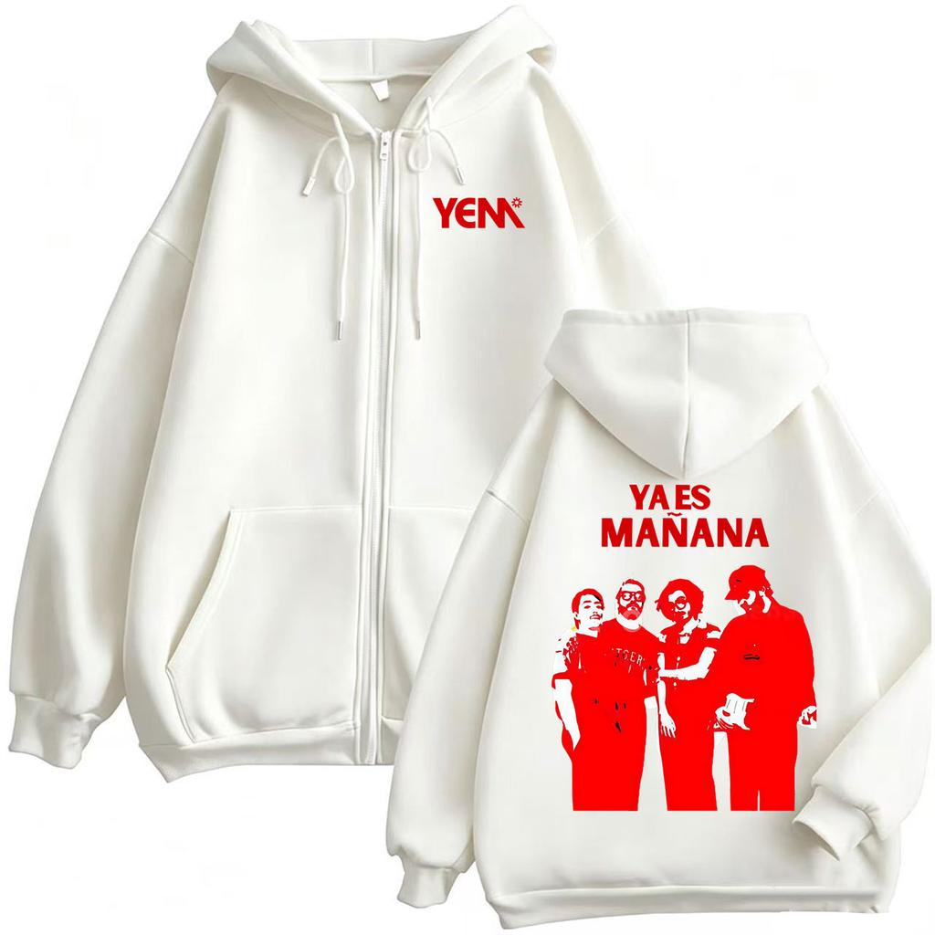 Band Morat Yem Yaes Manana Zipper Hoodies Men's Fashion Harajuku Street Sweatshirts Jacket Coats