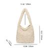 Cashmere Lamb Women's Bag New Fashionable Simple Underarm Fur With Texture Foreign Style All-match Single-shoulder Tote
