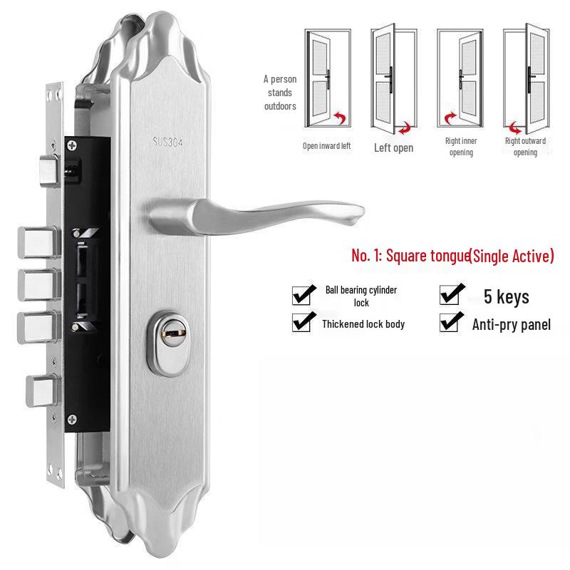 Rongyu Stainless Steel Anti-Theft Door Lock