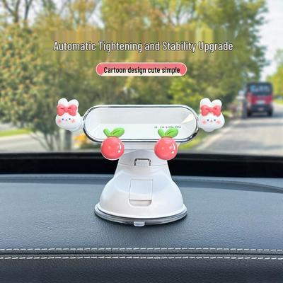 Support de téléphone de voiture universel dessin animé antichoc avec ventouse pour la navigation