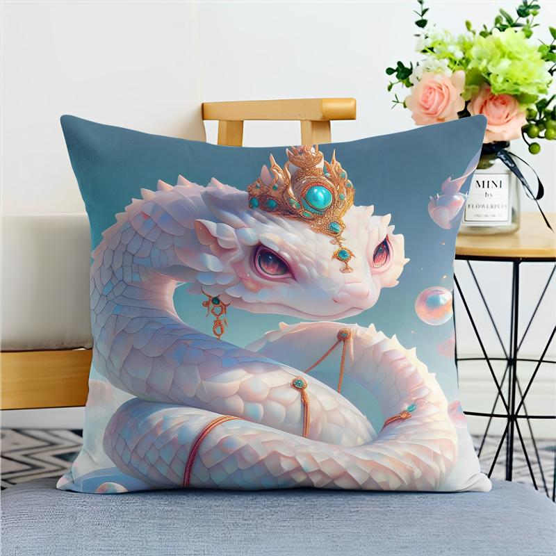 Beautiful Chinese Zodiac Pillowcase Dormitory Decoration Office Living Room Home Pillowcase