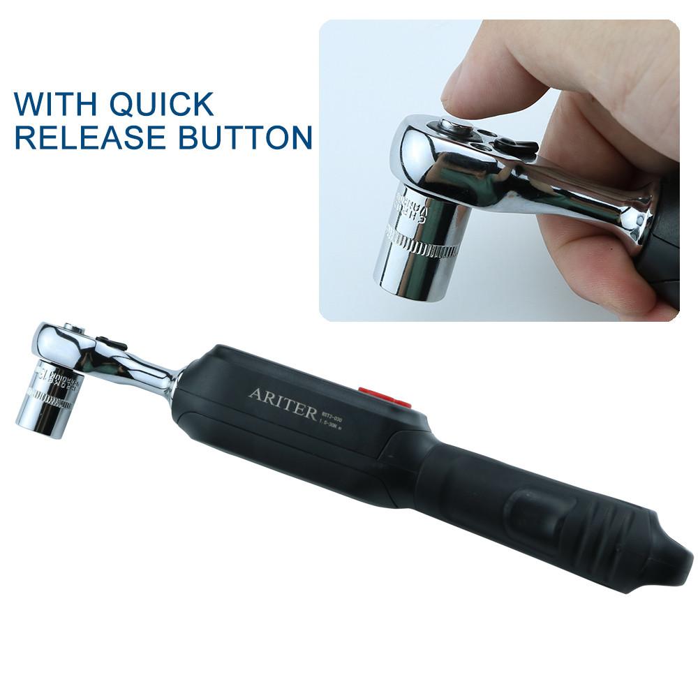 Mini Digital Display Torque Wrench 1/4" 3/8" Professional Adjustable Bike Car Repair Torque Wrench Hand Tools