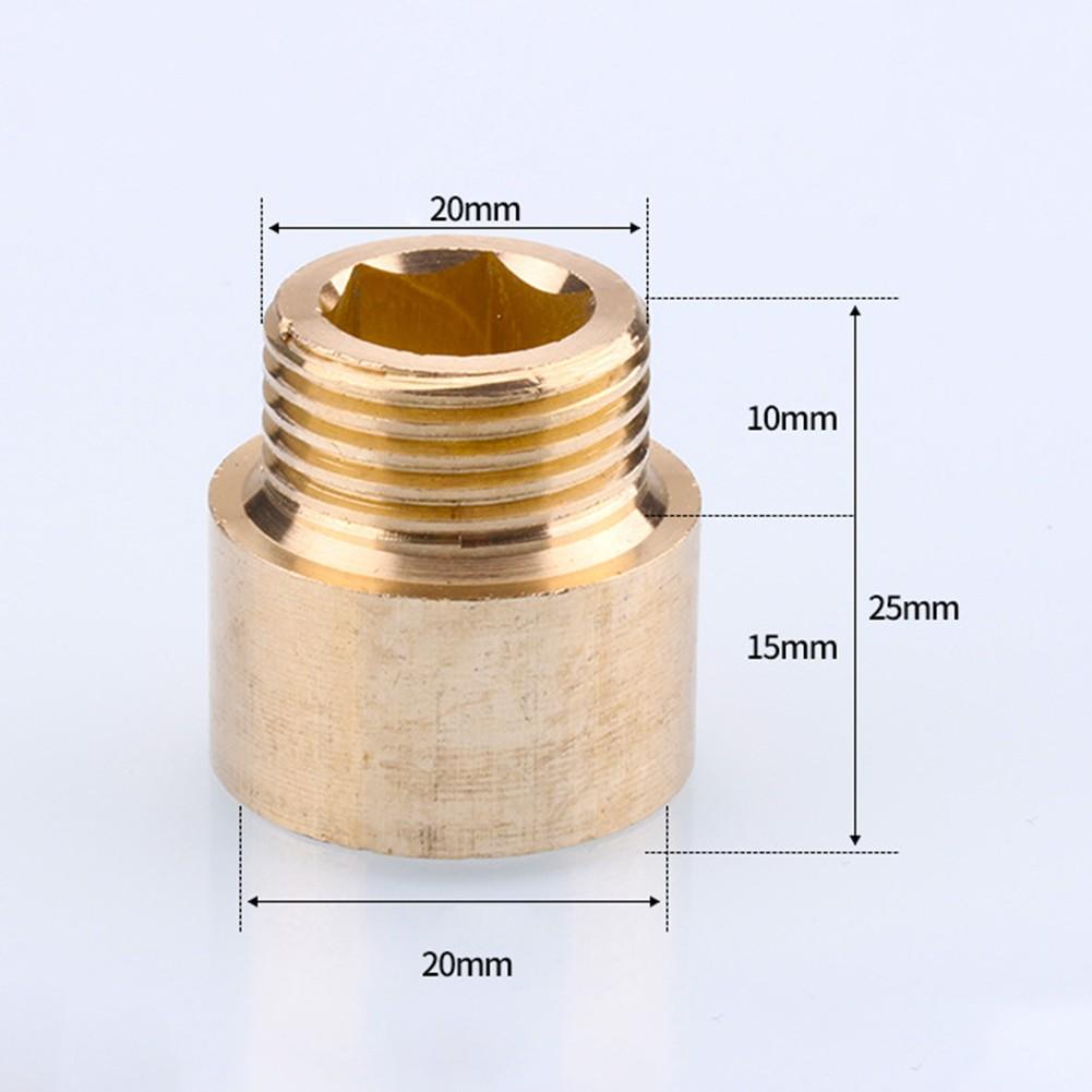 

Латунный удлинитель для крана горячей и холодной воды G1/2 с резьбой, бесшовное соединение 1.5cm