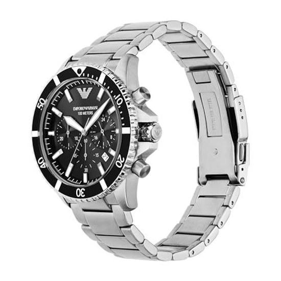 Emporio Armani Watch WORLD EXPLORER AR11360 Mens Silver