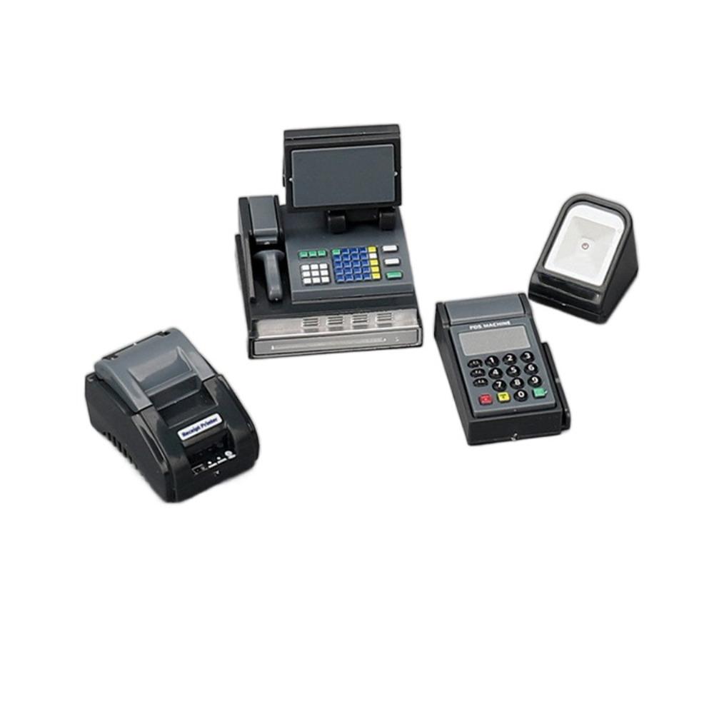 DIY Miniature Cash Register Mini Mini Supermarket Store Card Machine Doll House Scene Props