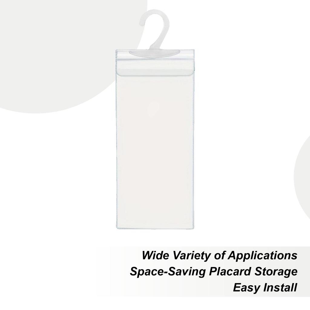 Disability Placard Holder For Car Car Hanger Cover For Handicap Placard Protective Cover Tags Protector For Vehicles Tips Rear