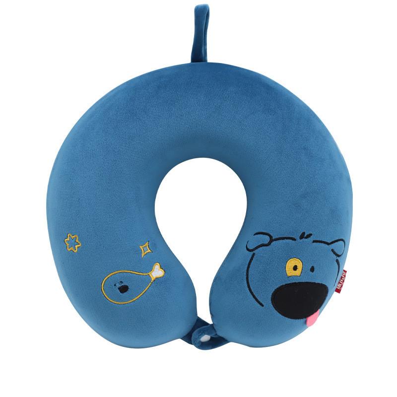 Unicorn Kids U Shape Pillow With Memory Foam And Soft Elastic Cover For Rest