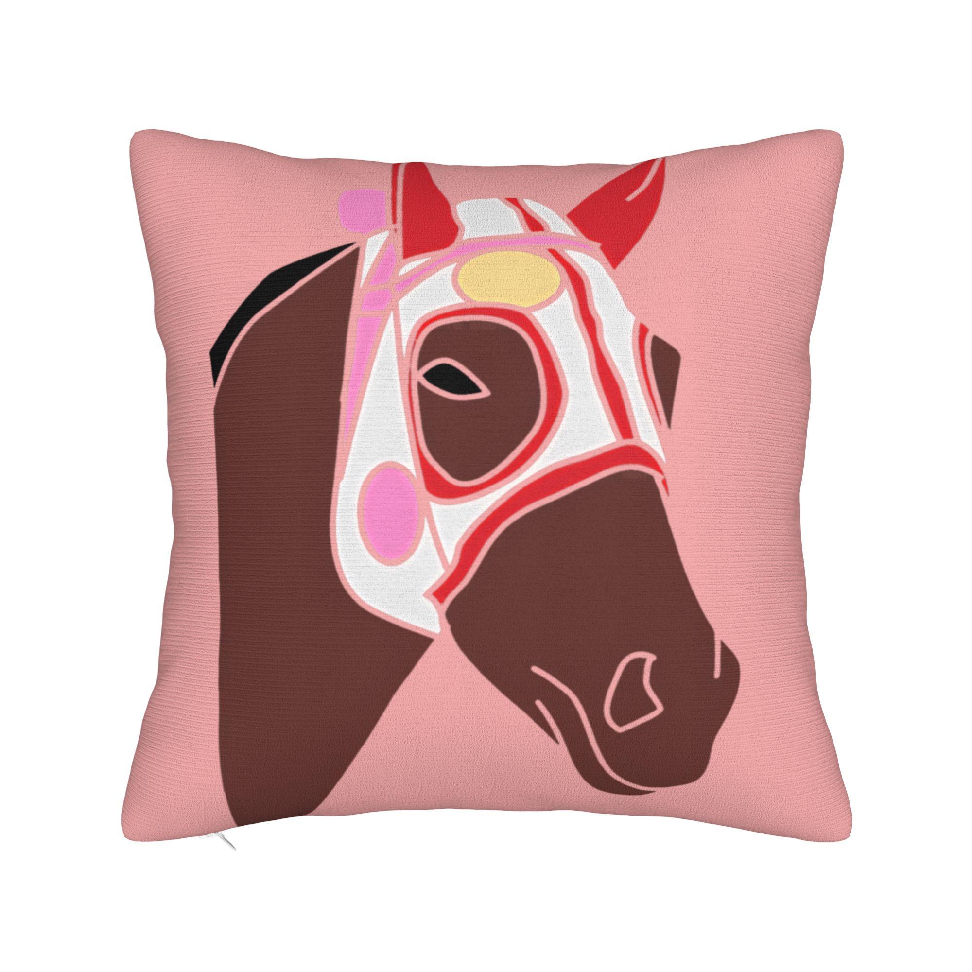 Haru Urara Legendary Racehouse Pillow Case Umamusume Comfy Pillow Cover For Office Car Home Decor Novelty Pillowcases 12x12Inch